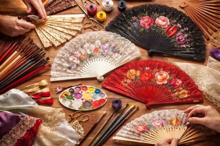 Spanish hand held fans