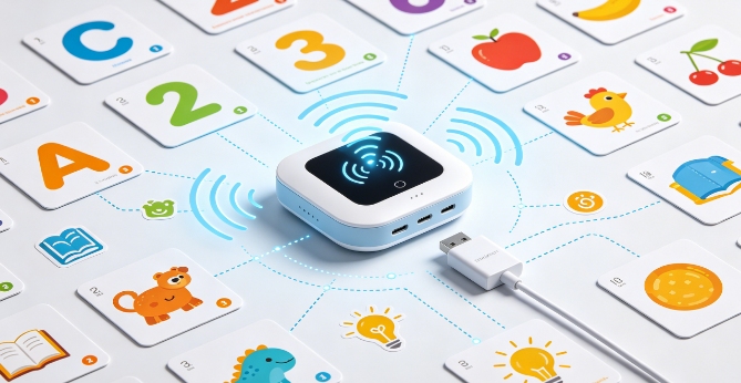 talking flash cards educational toys