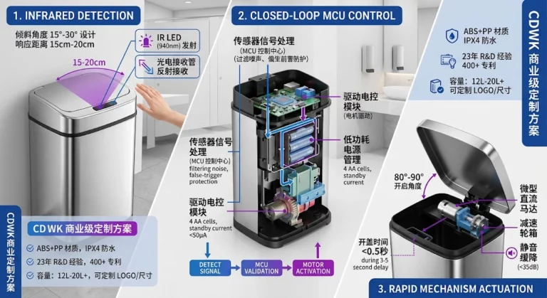 Smart Sensor Trash Can